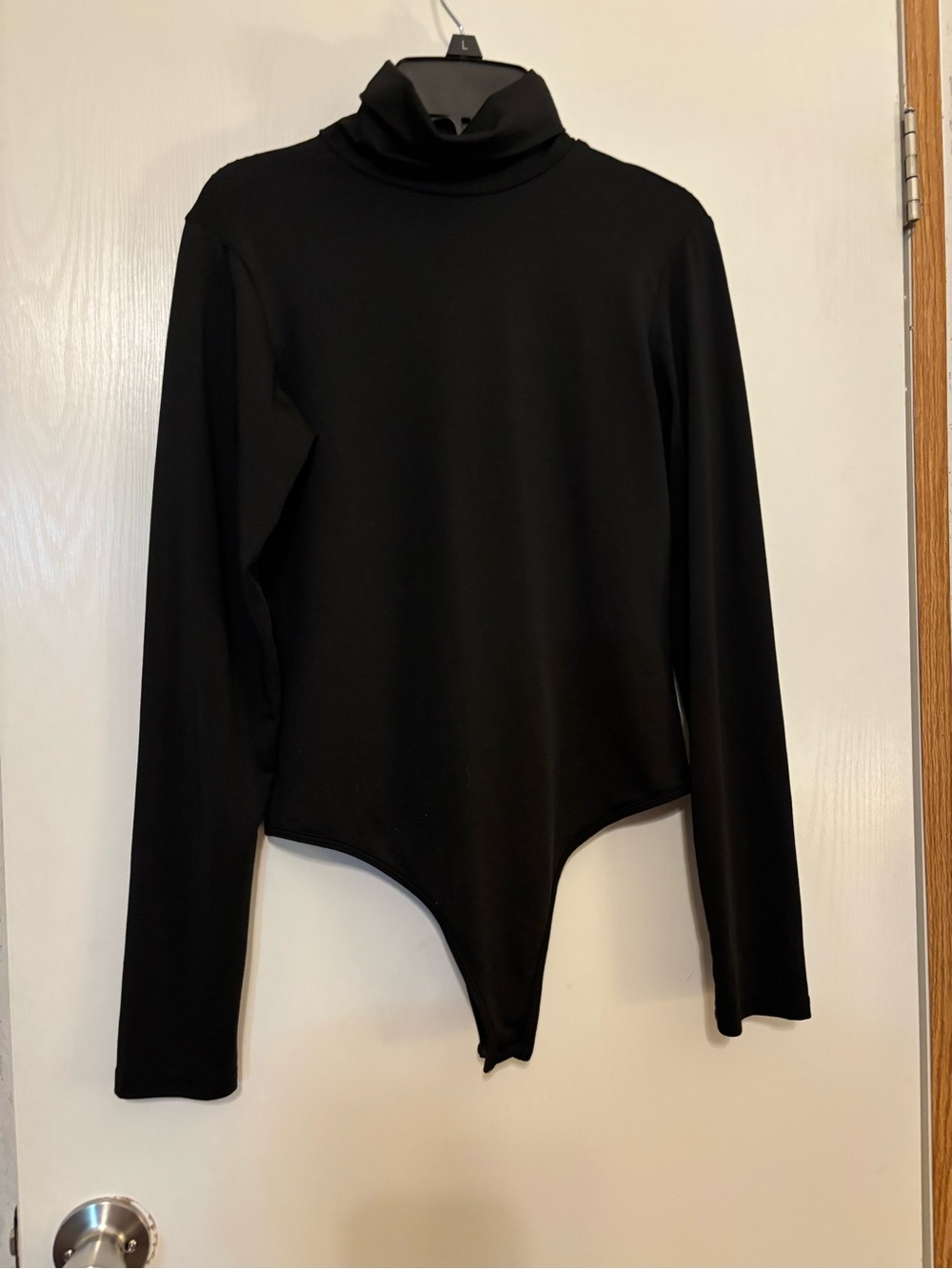 Black Long Sleeve Turtleneck Bodysuit
